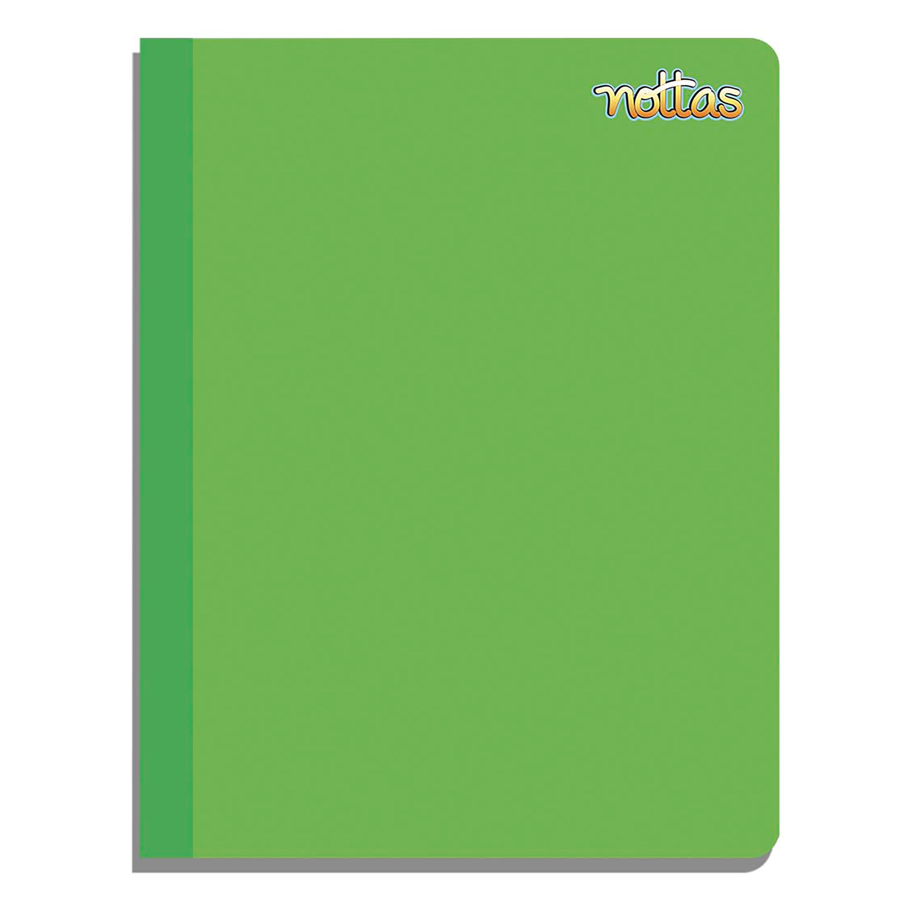 Cuaderno-Nottas-Cosido-Grande-L-nea-Color-Verde-100-Hojas-1-83258