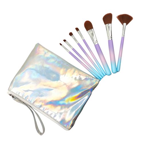 Cosmetiquera Y Brochas Equate Para Maquillaje Surtido Colores Set - 08 Pzas