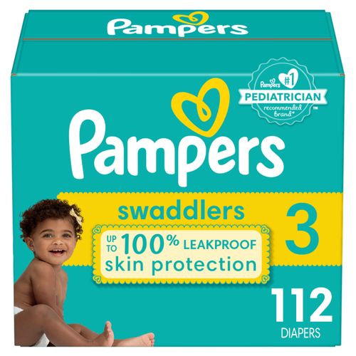 Pañales Pampers Swaddlers Talla 3, 7-13kg -112uds