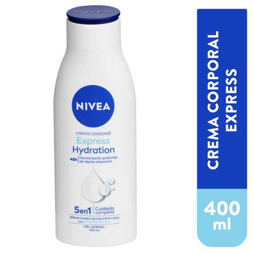 Crema Nivea Corporal Humectante Express Hidration-400 ml