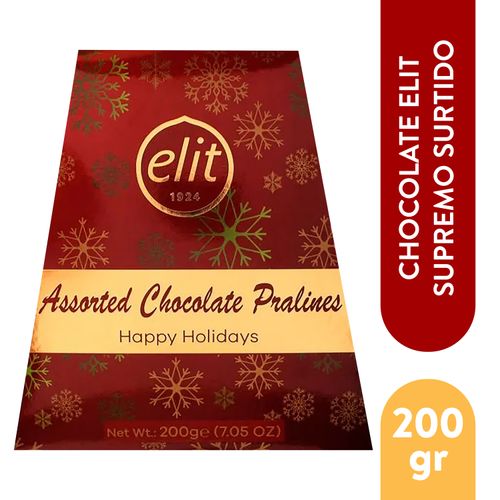 Chocolate Elit Supremo Surtido Caj 200Gr