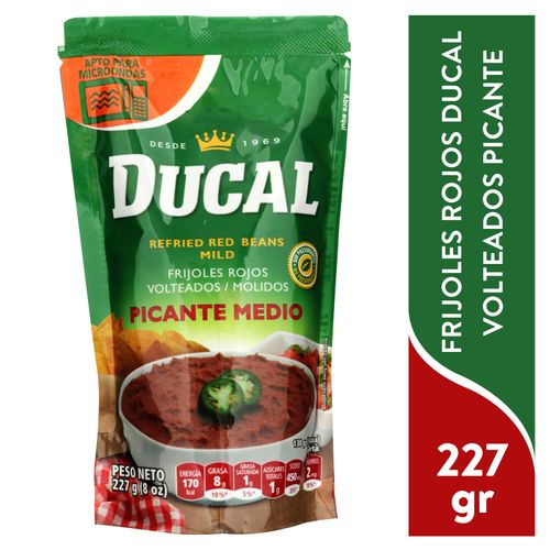 Frijol Ducal Volteado Rojo Picante -227gr