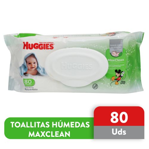 Toalla Humeda Huggies Max Clean 80 Ea