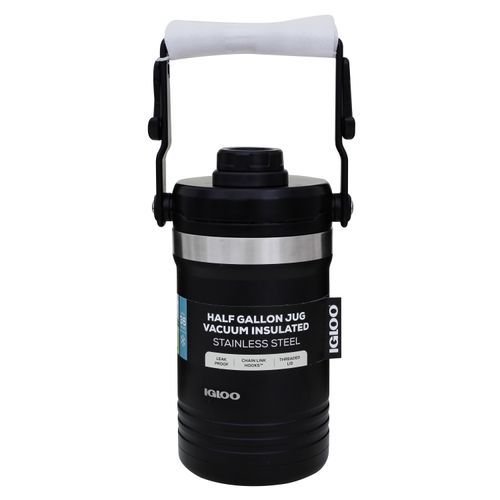 Botella Igloo, para deporte color negro - 1/2 galón