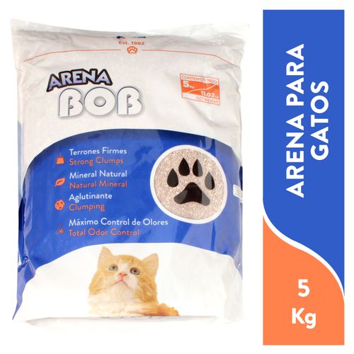Arena Para Gato Arena Bob -5000 gr