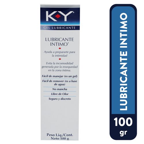 Gel Lubricante Intimo KY Evita La Resequedad En La Zona Intima -100g