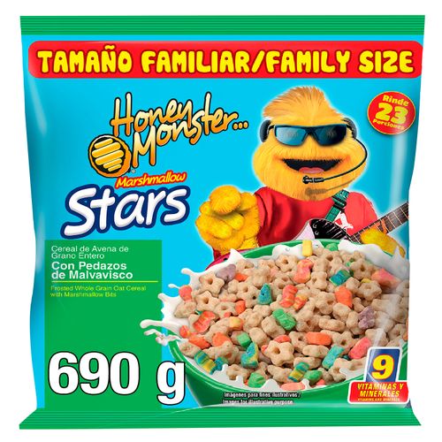 Cereal Quaker Honey Marshmal Stars -690gr