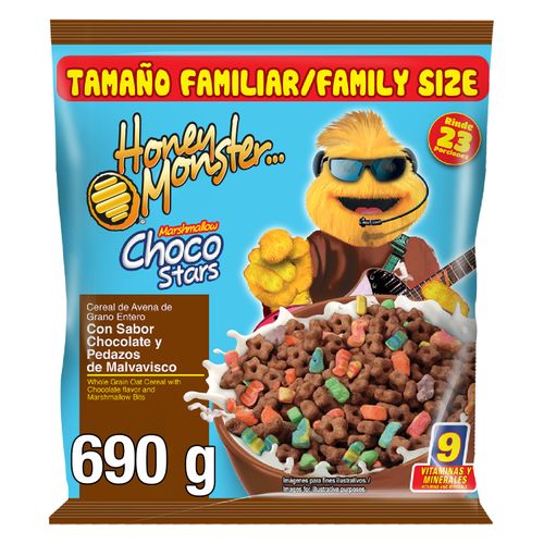 Cereal Quaker Honey Choco Star -690gr