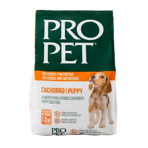 Comida para perro Pro Pet, cachorro-1,5kg