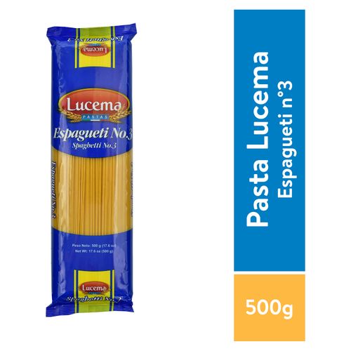 Pasta Lucema Espagueti - 500gr