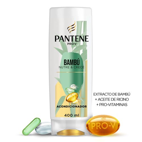 Acondicionador Pantene Pro-V Bambú Nutre & Crece -400 ml