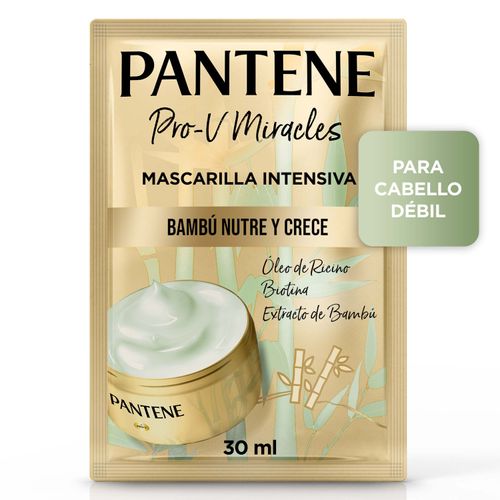 Mascarilla Intensiva Pantene Pro-V Miracles Bambú Nutre & Crece -30 ml