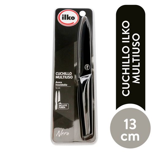 Cuchillo Ilko Multiuso 13cm Nero
