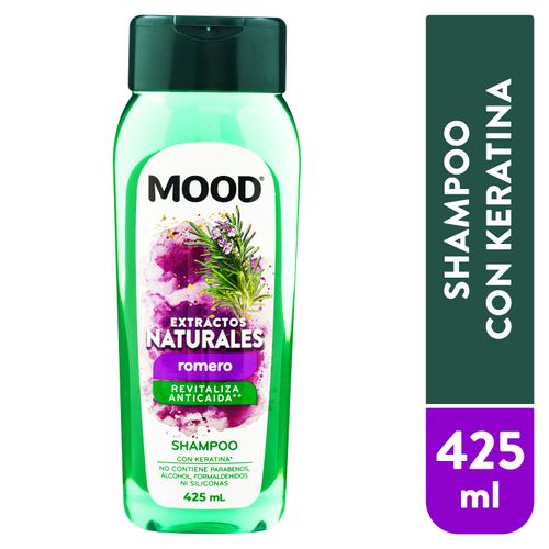 Shampoo Mood Extractos Naturales Romero -425 ml