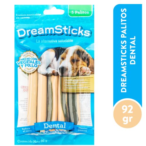 Snack DreamBone Sticks Para Perro Palitos Dental 5 Uds