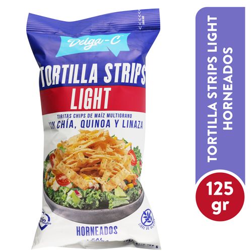 Tortilla strips Delga-c light - 125 g