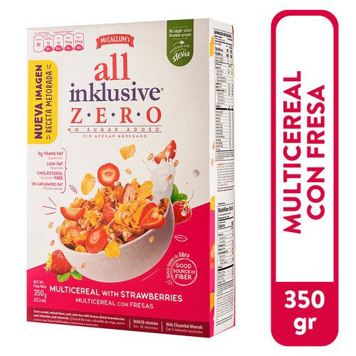 Cereal Multigrano Mc Callums All Inklusive, Fresa -350g