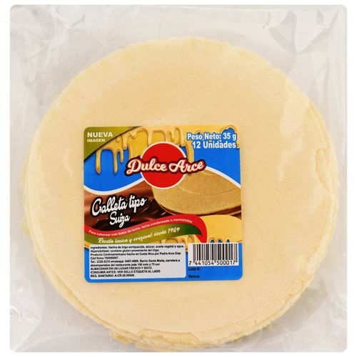 Galleta Repostería Dulce Arce tipo suiza 12 Uds - 35 g