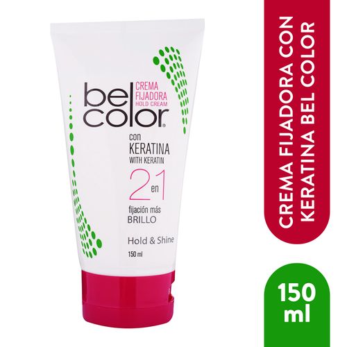 Crema Fijadora Belcolor 2en1 Con Keratina - 150ml