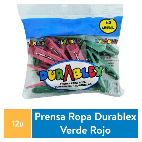 Prensa Durablex Para Ropa Zebra - 12 Unidades