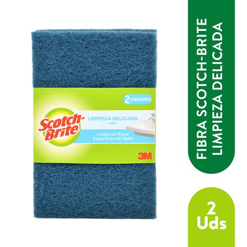 Fibra Limpieza Delicada Cero Rayas Baño Scotch-Brite x 2 unidades