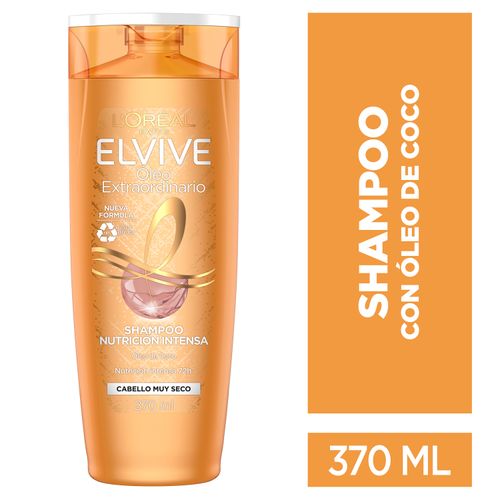 Shampoo Nutrición Óleo L'Oréal París Elvive Coco -370ml