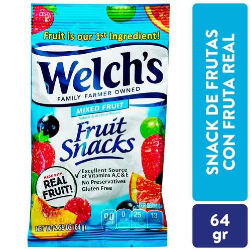 Gomita Welchs snacks mixed fruit - 64 g