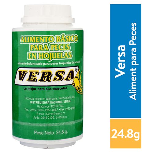 Alimento Basico Versa Peces Hojuela - 248gr