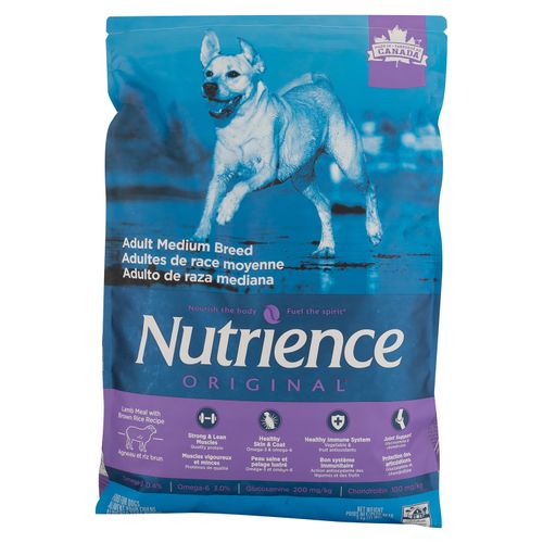 Alimento seco Nutrience original para perro adulto sabor cordero -5000 g