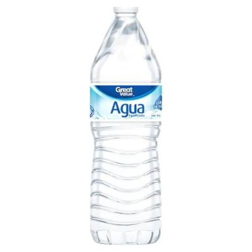 Agua Purificada Great Value Botella - 1000 ml