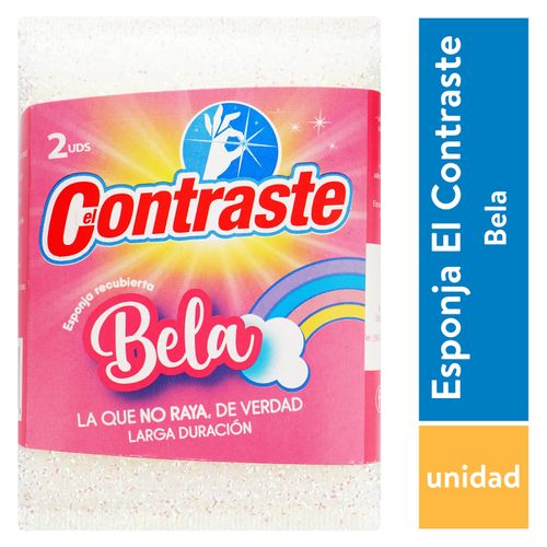 Esponja El Contraste bela 2 pack