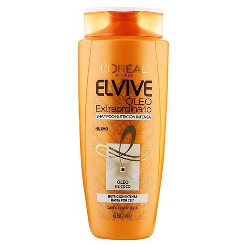 Shampoo Elvive Nutrición Intensa Óleo Coco - 680ml