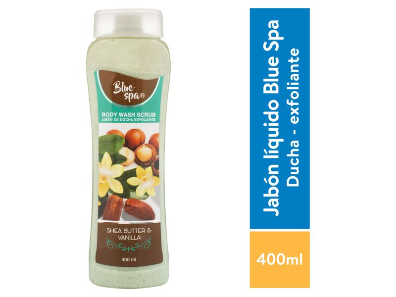 Body-Wash-Blue-Spa-Scrub-Shea-Butter-400ml-1-46956