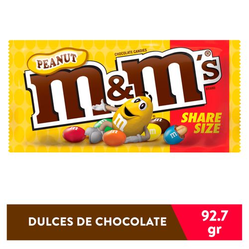 Chocolate M&M's con maní - 92.7 g