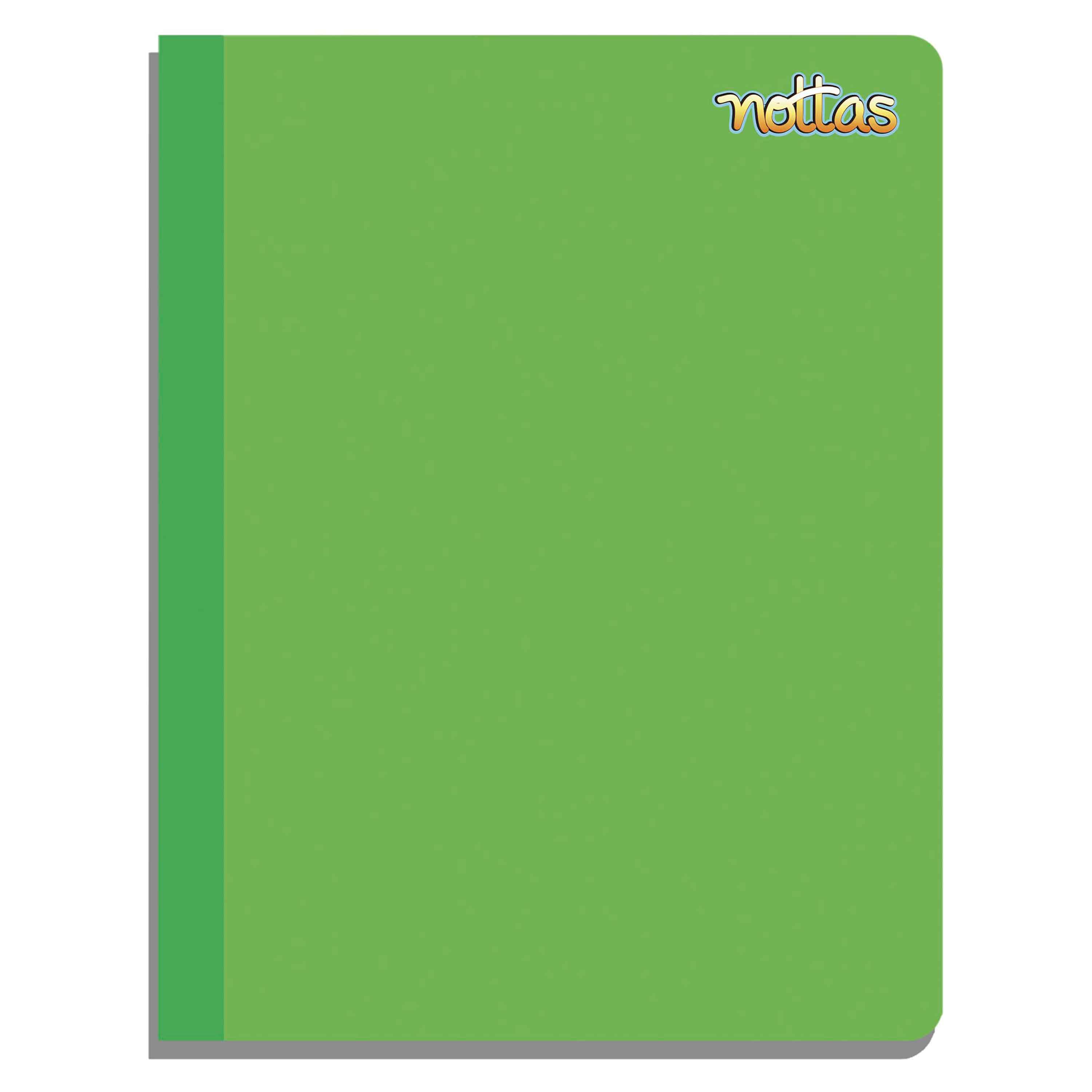 Cuaderno-Nottas-Cosido-Peque-o-Verde-Rayas-100-Hojas-1-83271