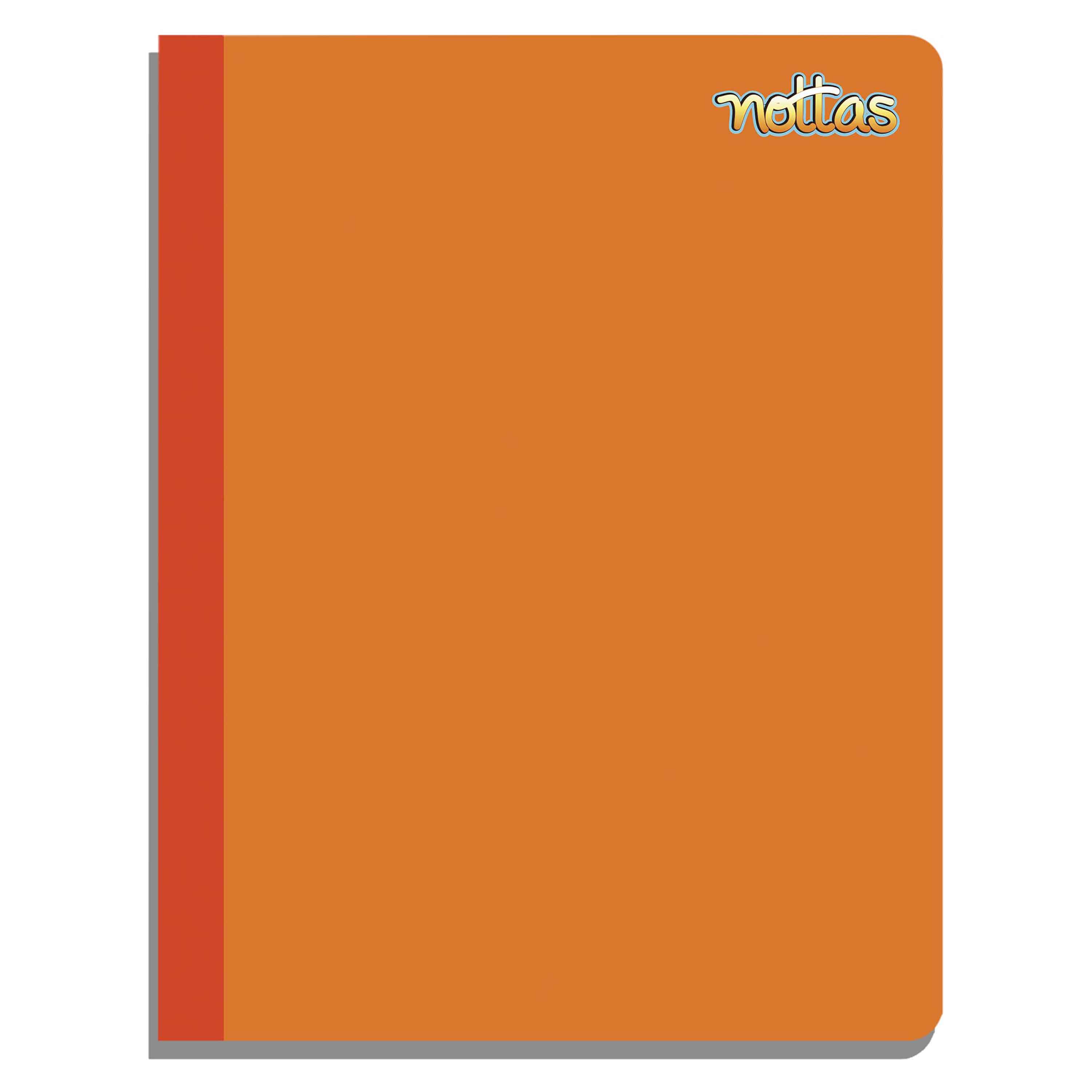Cuaderno-Nottas-Cosido-Peque-o-Naranja-Rayas-100-Hojas-1-83274