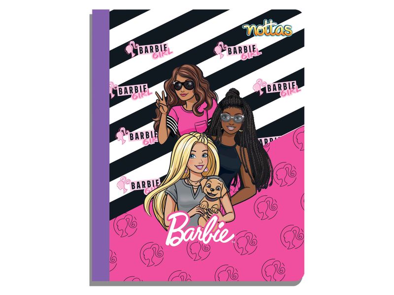 Cuaderno-Nottas-Barbie-Girl-Cosido-Peque-o-Rayas-100-Hojas-1-83276