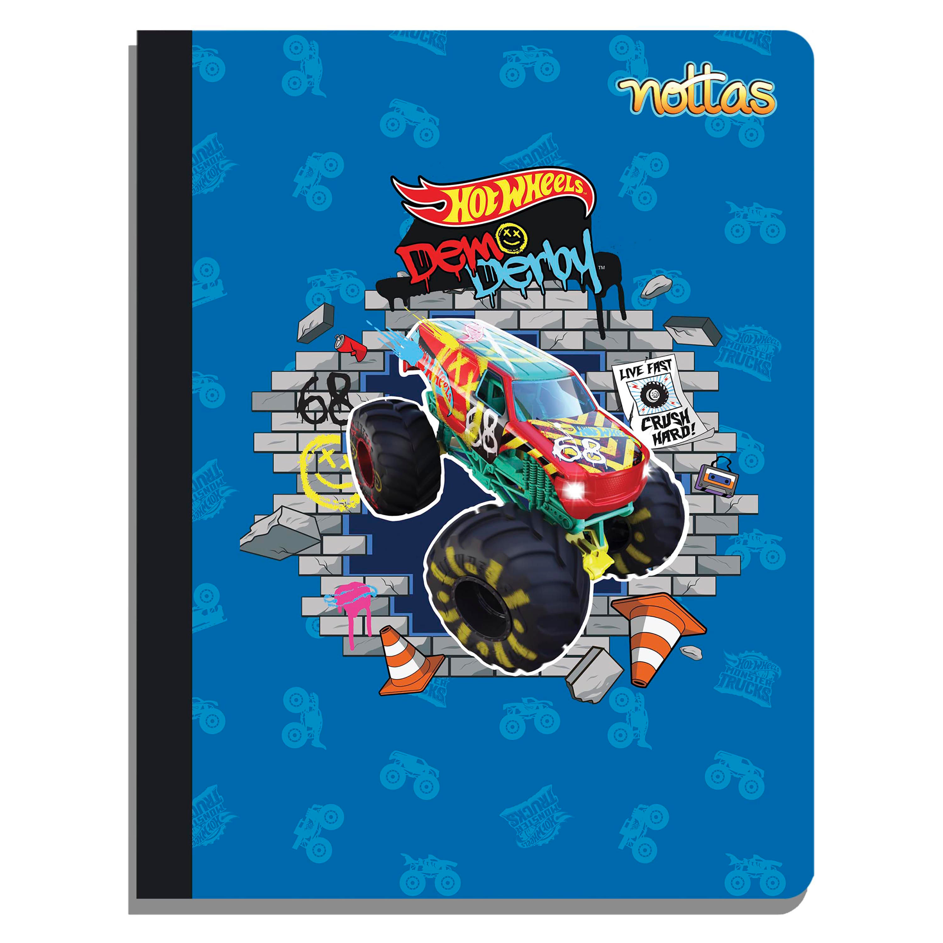 Cuaderno-Nottas-Hot-Wheels-Celeste-Cosido-Peque-o-Rayas-100-Hojas-1-83283
