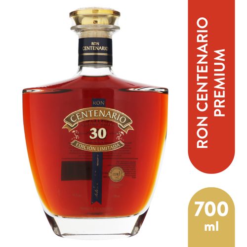 Ron Centenario premium añejo 30 años - 700 ml