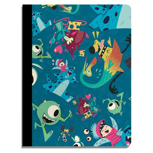 Cuaderno Monster Inc Cosido Pasta - 100 Hojas