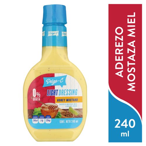 Aderezo Delga-C mostaza miel - 240 g