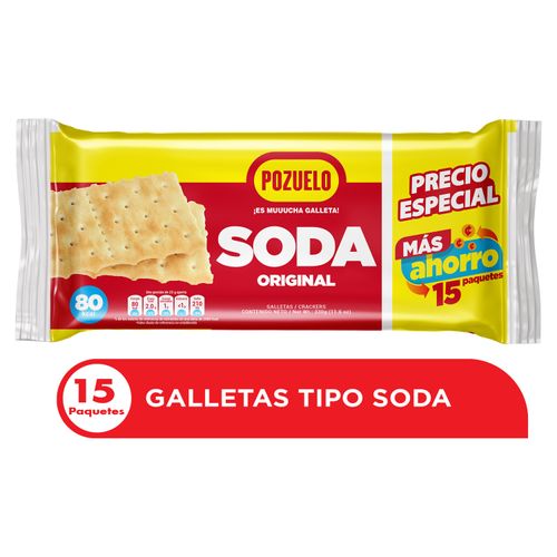 Galleta Pozuelo soda original - 330 g