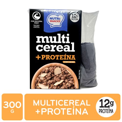 Multi cereal Nutri Snacks más proteína con cacao 2 pack - 300 g