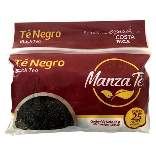 Té Manzaté  Negro 25 uds - 45 g