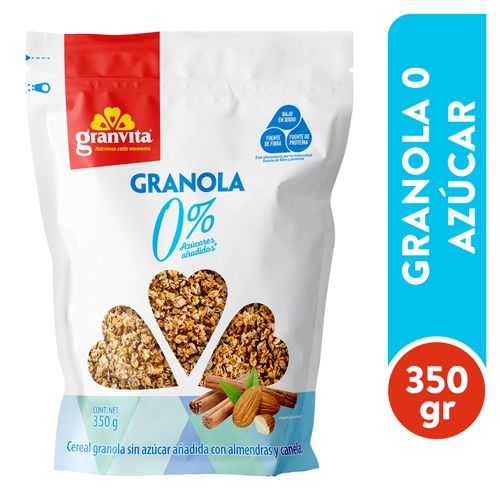 Granola Granvita  0 azúcar con almendras y canela - 350 g