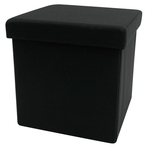 Taburete cuadrado Mainstays, color negro -38cm