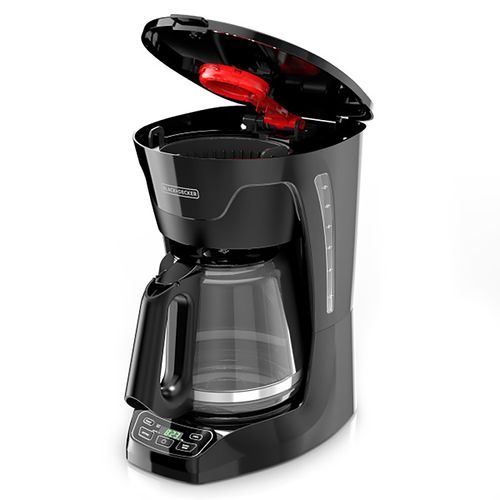 Cafetera Black & Decker CM1110B LA programable colores surtidos 12 tzas