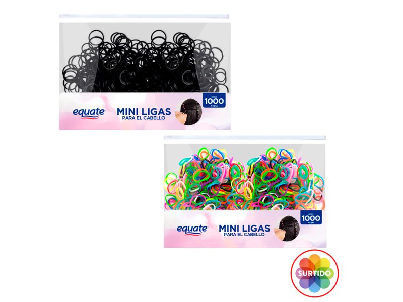 Mini-Ligas-Equate-Para-El-Cabello-Surtido-Color-1000Uds-1-89689