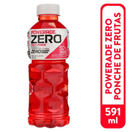 Bebida Powerade, zero poche de frutas -591ml