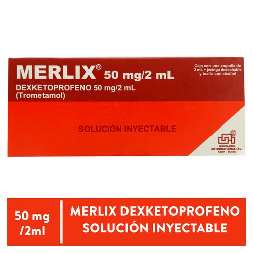 Merlix 2ml, Precio indicado por unidad